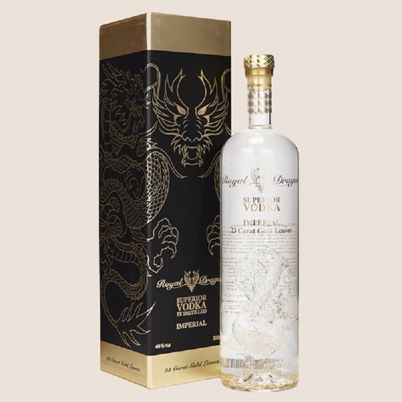 Địa chỉ thu mua rượu Royal Dragon Vodka Vintage Wine với nhiều ưu đãi hấp dẫn