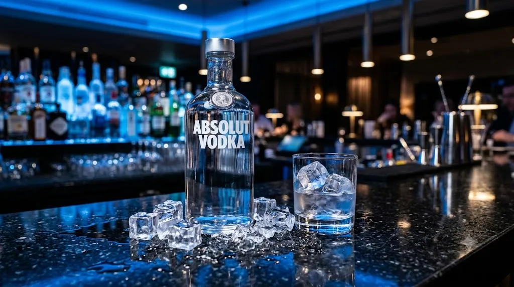 Chai rượu vodka Absolut