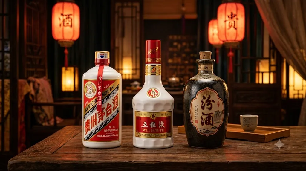 Các loại rượu trắng Trung Quốc: Baijiu, Mao Đài, Ngũ Lương Dịch