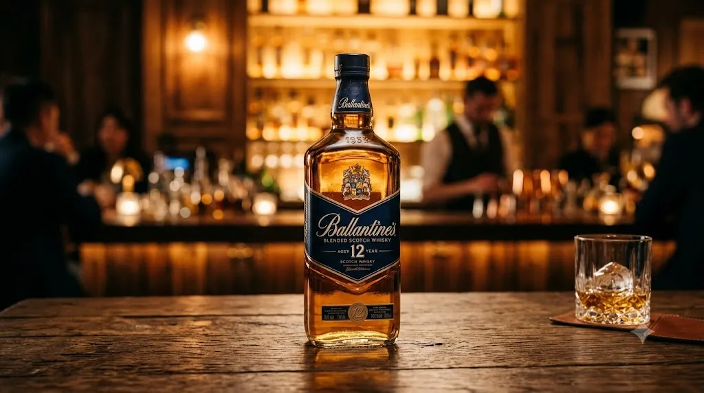 Chai rượu whisky Ballantine's 12 năm