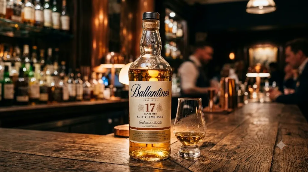 Chai rượu whisky Ballantine's 17 năm