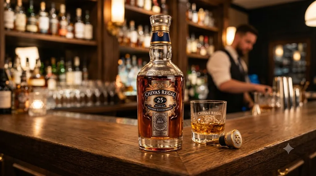 Chai whisky Chivas Regal 25 năm