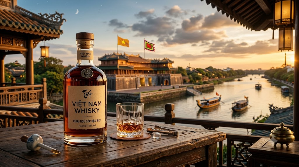Thu mua rượu ngoại tại Huế view Ngọ Môn