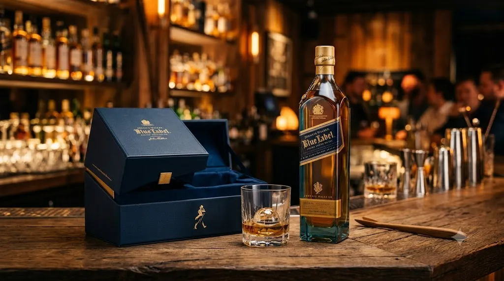 Chai rượu whisky Johnnie Walker Blue Label
