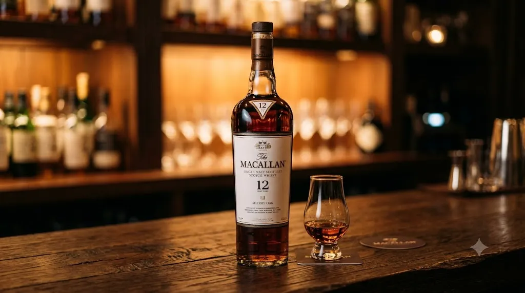 Chai rượu whisky Macallan 12 năm Sherry Oak