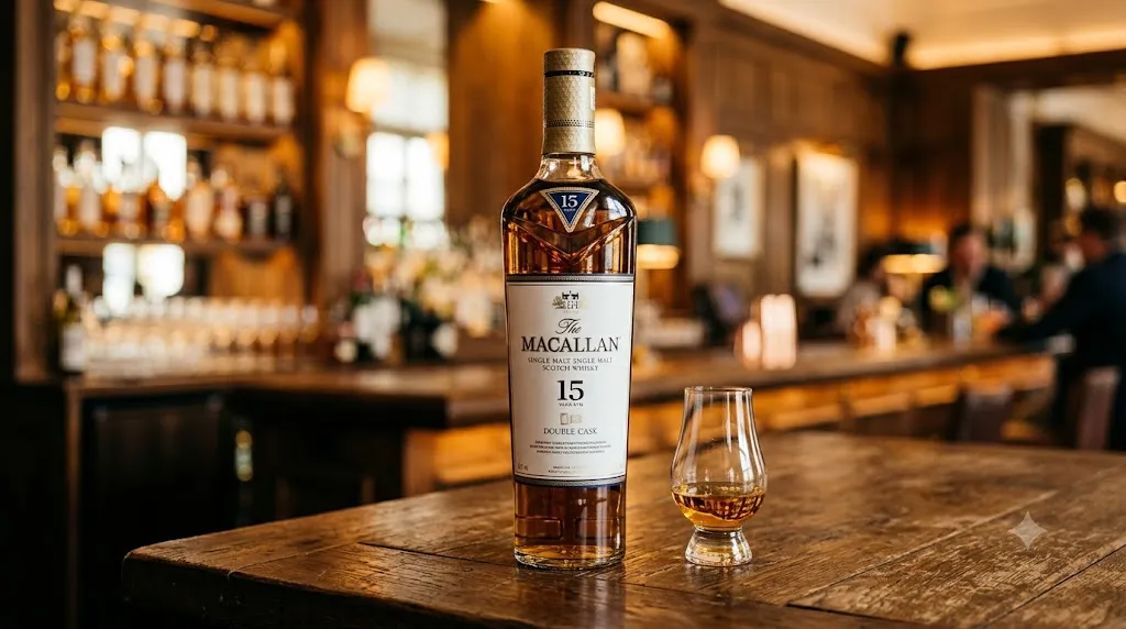 Chai rượu whisky Macallan 15 năm Double Cask
