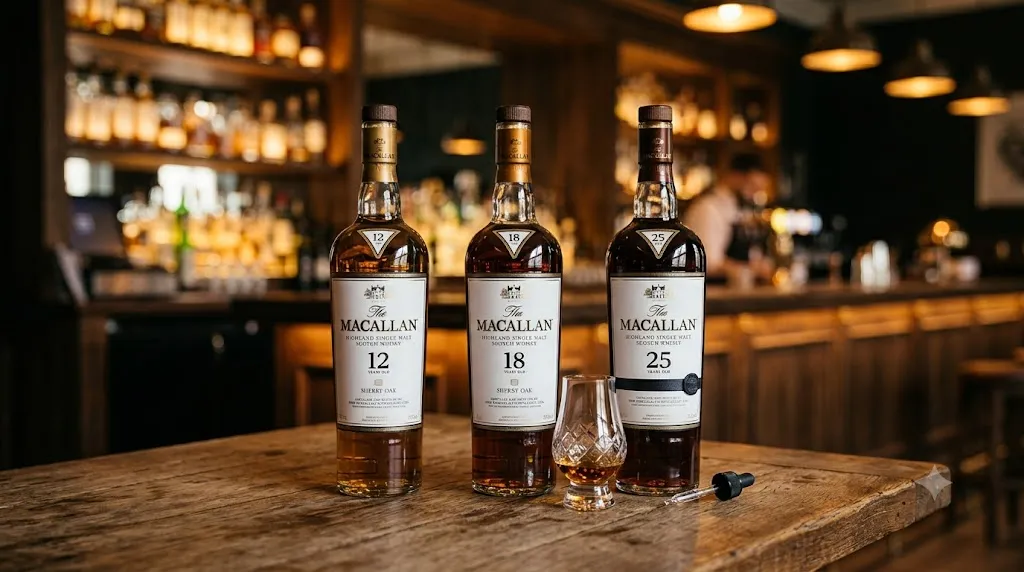 So sánh Macallan 12, 18, 25 năm