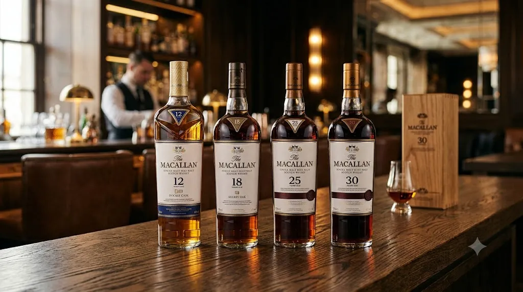 Bảng giá thu mua Macallan 12, 18, 25, 30 năm