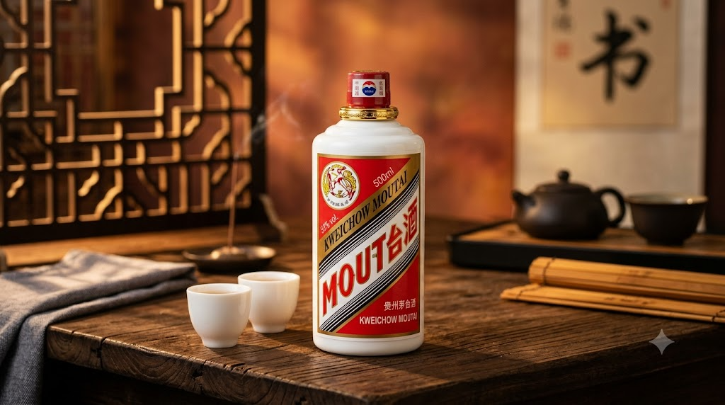 Chai rượu Mao Đài (Moutai)