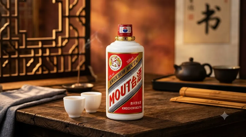 Chai rượu Mao Đài (Moutai)