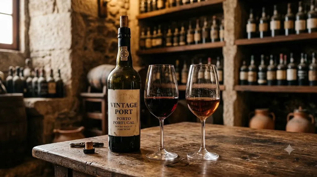 Ba kiểu rượu Port Bồ Đào Nha Ruby, Tawny và Vintage