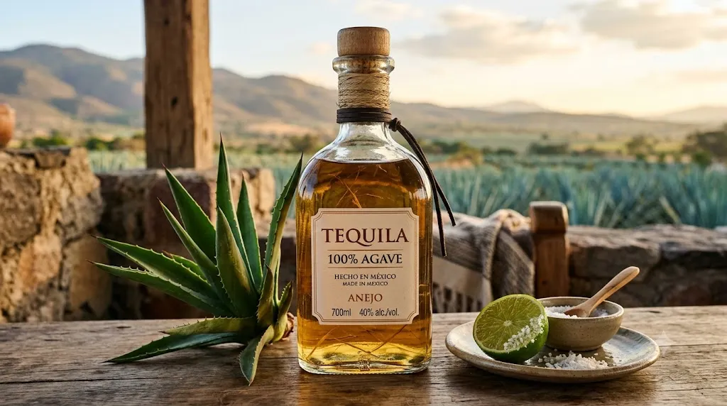 Chai rượu Tequila 100% Agave Mexico
